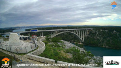 Skradin, řeka Krka, most A1