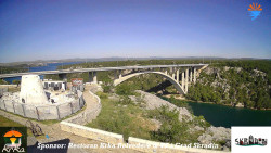 Skradin, řeka Krka, most A1