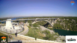 Skradin, řeka Krka, most A1