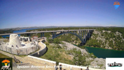 Skradin, řeka Krka, most A1