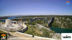 Skradin, řeka Krka, most A1