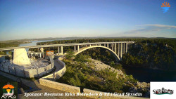 Skradin, řeka Krka, most A1