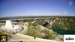 Skradin, řeka Krka, most A1