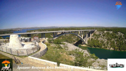 Skradin, řeka Krka, most A1