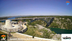 Skradin, řeka Krka, most A1