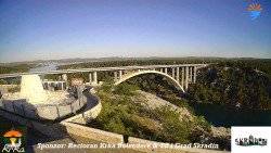 Skradin, řeka Krka, most A1