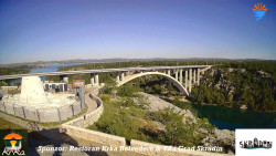 Skradin, řeka Krka, most A1