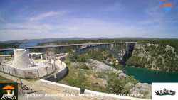 Skradin, řeka Krka, most A1