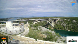 Skradin, řeka Krka, most A1