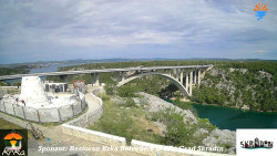 Skradin, řeka Krka, most A1