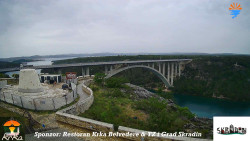 Skradin, řeka Krka, most A1