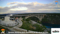 Skradin, řeka Krka, most A1