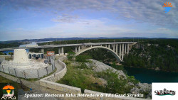 Skradin, řeka Krka, most A1