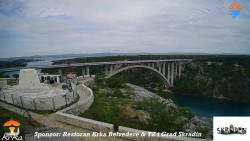 Skradin, řeka Krka, most A1