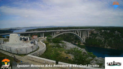 Skradin, řeka Krka, most A1