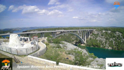 Skradin, řeka Krka, most A1