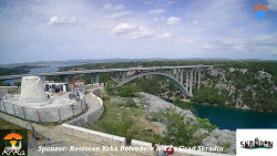 Skradin, řeka Krka, most A1