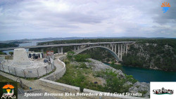 Skradin, řeka Krka, most A1