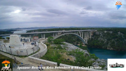Skradin, řeka Krka, most A1
