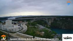 Skradin, řeka Krka, most A1