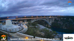 Skradin, řeka Krka, most A1