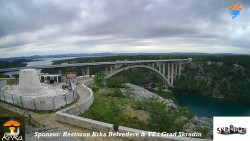 Skradin, řeka Krka, most A1