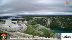 Skradin, řeka Krka, most A1