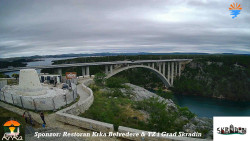 Skradin, řeka Krka, most A1