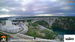 Skradin, řeka Krka, most A1