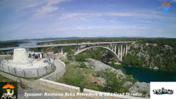 Skradin, řeka Krka, most A1