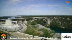 Skradin, řeka Krka, most A1