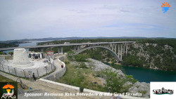Skradin, řeka Krka, most A1