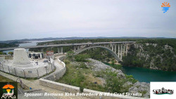 Skradin, řeka Krka, most A1