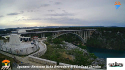 Skradin, řeka Krka, most A1
