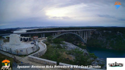 Skradin, řeka Krka, most A1