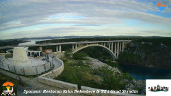 Skradin, řeka Krka, most A1