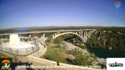 Skradin, řeka Krka, most A1
