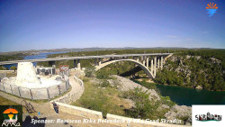 Skradin, řeka Krka, most A1