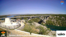 Skradin, řeka Krka, most A1