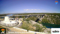 Skradin, řeka Krka, most A1