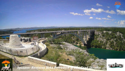 Skradin, řeka Krka, most A1