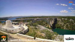Skradin, řeka Krka, most A1