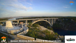 Skradin, řeka Krka, most A1