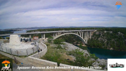 Skradin, řeka Krka, most A1