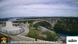 Skradin, řeka Krka, most A1