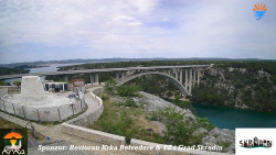 Skradin, řeka Krka, most A1