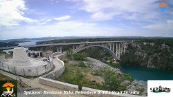 Skradin, řeka Krka, most A1