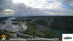 Skradin, řeka Krka, most A1