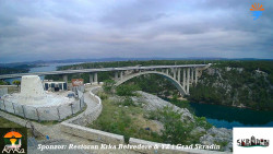 Skradin, řeka Krka, most A1