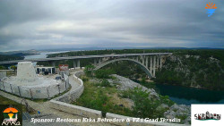 Skradin, řeka Krka, most A1